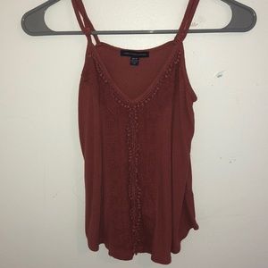 Boho burnt orange tank